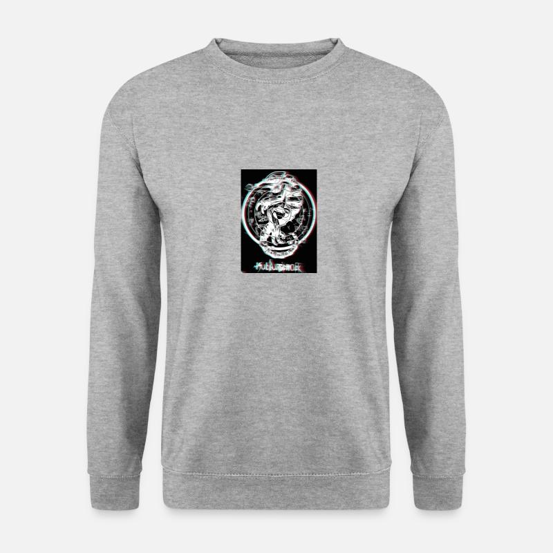 tribecore gekko 23 - Unisex Pullover - Weißgrau meliert