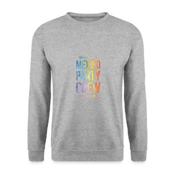 Dire que l’équipe du parti mexicain - Sweat-shirt Unisexe - gris chiné - Devant - Alina (178cm) & Michal (187cm)