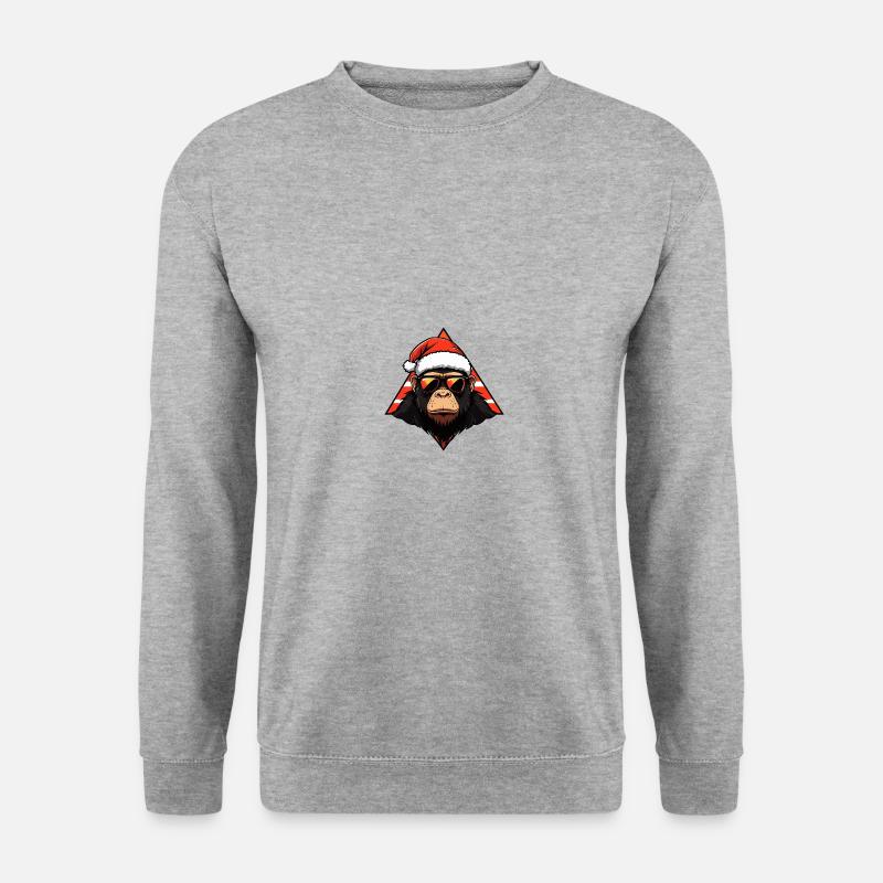 Monkey Christmas Cool - Unisex Sweatshirt - salt & pepper