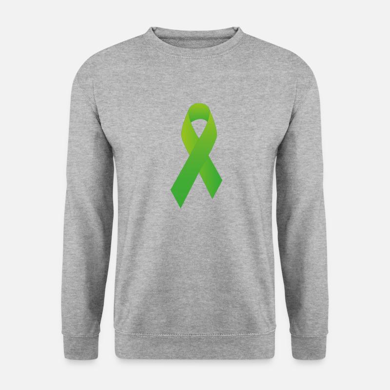 Grünes Band - Unisex Pullover - Weißgrau meliert