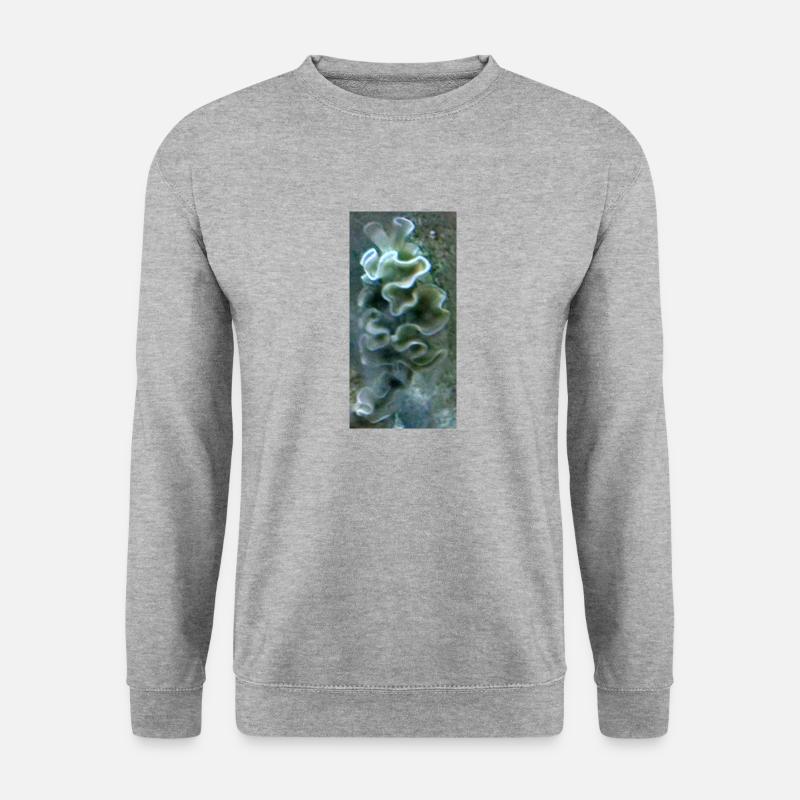 Meeres Schnecke - Unisex Pullover - Weißgrau meliert