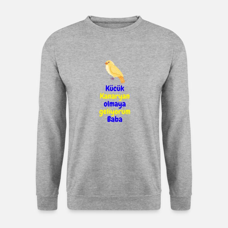 Baba Oluyorsun - Unisex Pullover - Weißgrau meliert