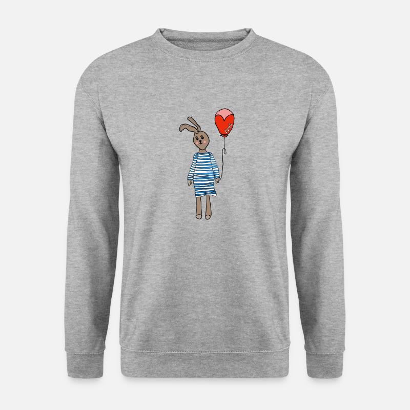 Ostern - Unisex Pullover - Weißgrau meliert