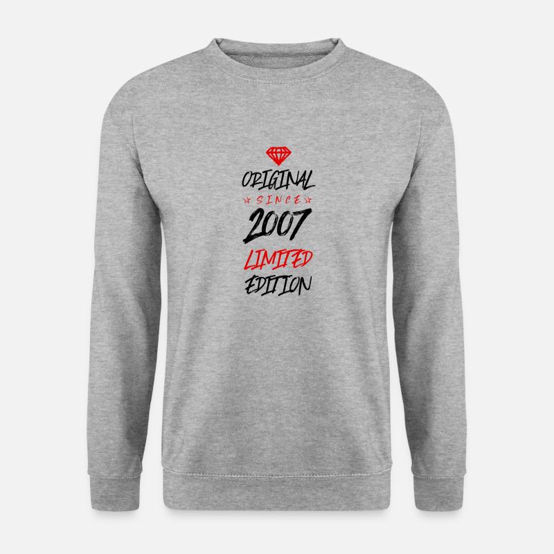 2007 Édition limitée - Sweat-shirt Unisexe - gris chiné