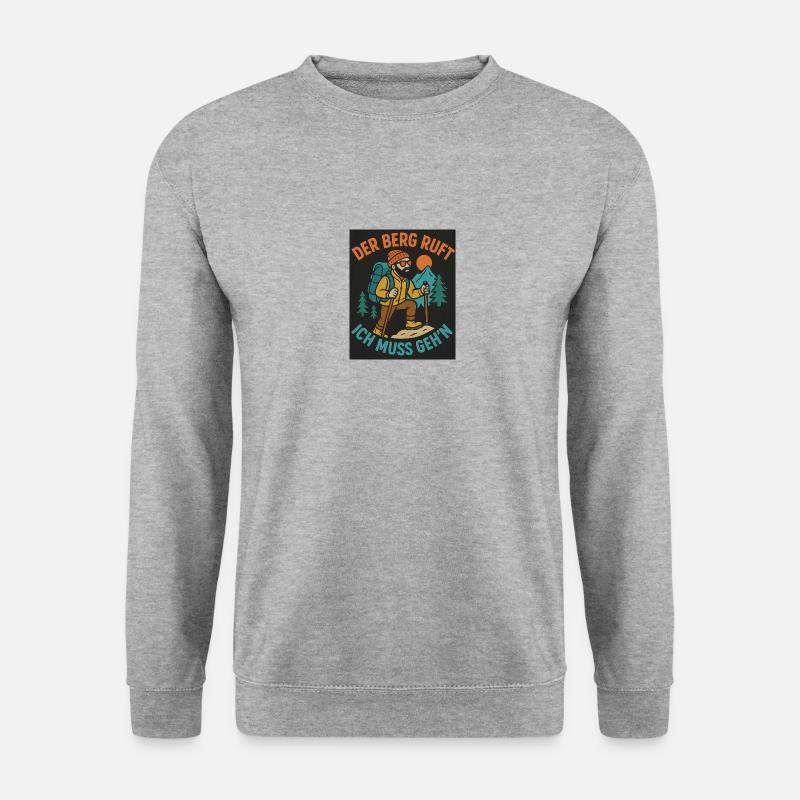 The mountain is calling - Unisex Sweatshirt - salt & pepper