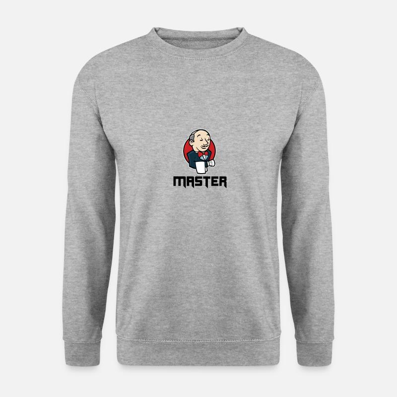 Jenkins Master - Unisex Sweatshirt - salt & pepper