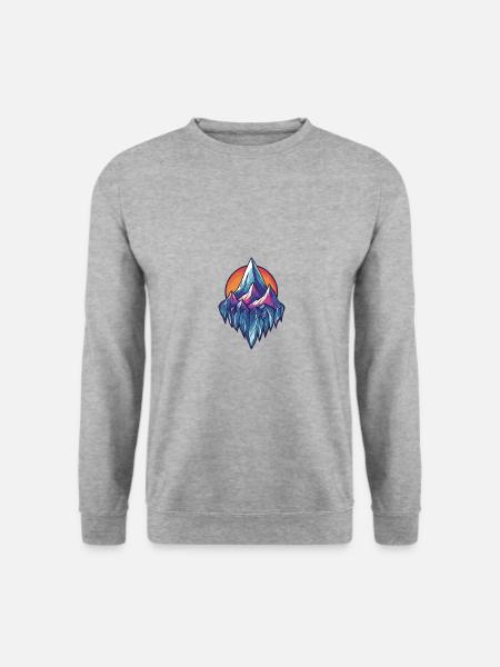 Icon Mountains - Unisex Sweatshirt - salt & pepper