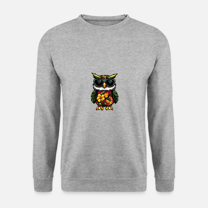 Owl Comic Holiday - Unisex Sweatshirt - salt & pepper