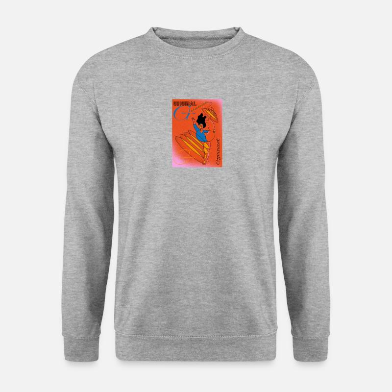 Gymnast - Unisex Pullover - Weißgrau meliert