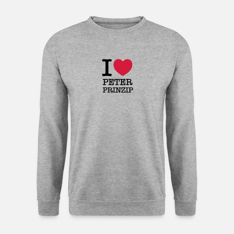 I Love "Peter Principle" - Unisex Sweatshirt - salt & pepper