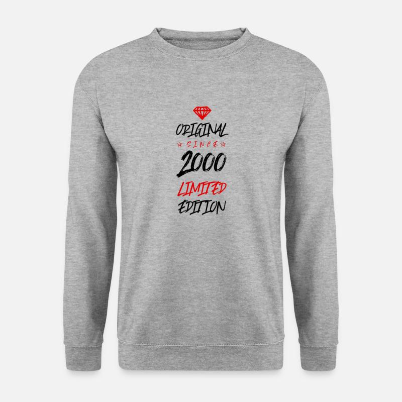 2000 Limited Edition - Unisex Sweatshirt - salt & pepper