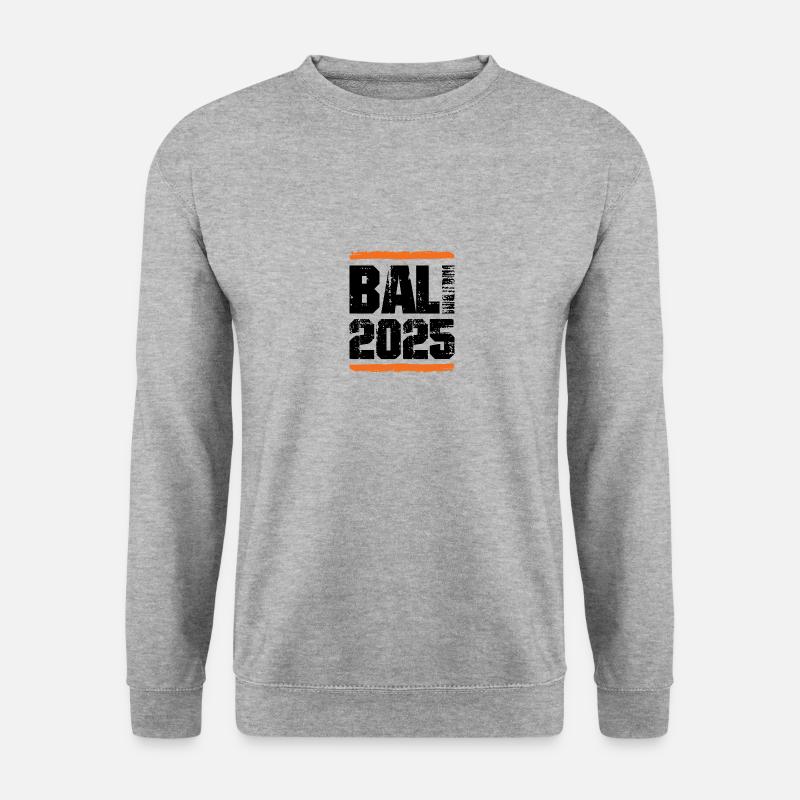 Bali 2025 Team - Unisex Pullover - Weißgrau meliert