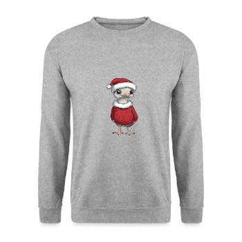 Bouquet Bande Dessinée de Noël - Sweat-shirt Unisexe - gris chiné - Devant - Alina (178cm) & Michal (187cm)