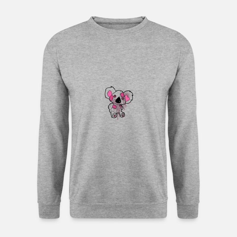 Koala Teddy - Unisex Pullover - Weißgrau meliert