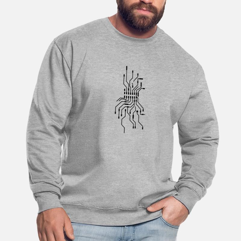 design cool cpu wire wire cabling comput Unisex Sweatshirt