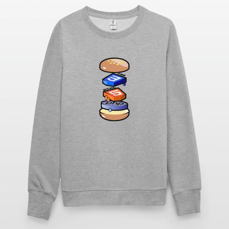 Programmeur informatique en Html, Css et Php Sweat-shirt Unisexe