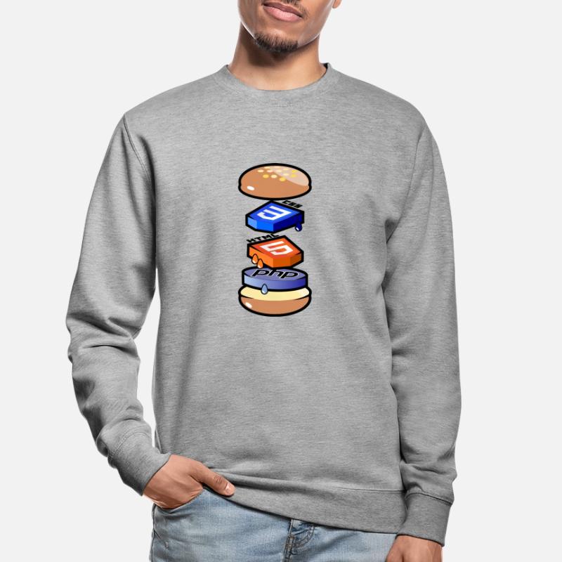 Programmeur informatique en Html, Css et Php Sweat-shirt Unisexe