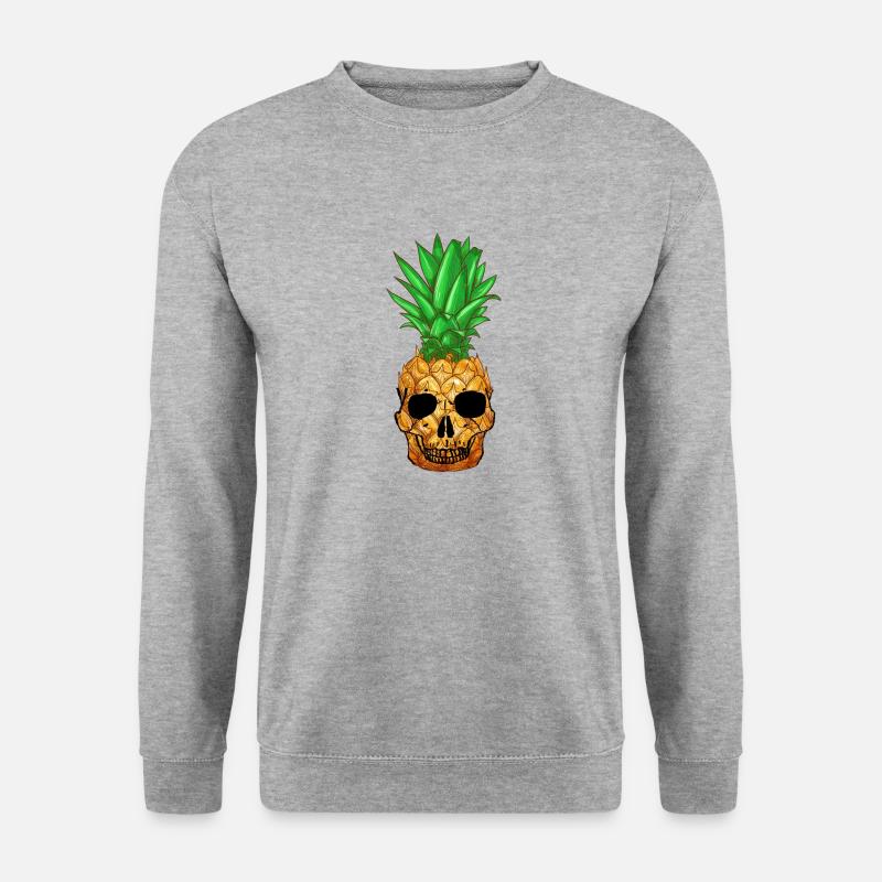 Ananas Punk - Unisex Pullover - Weißgrau meliert