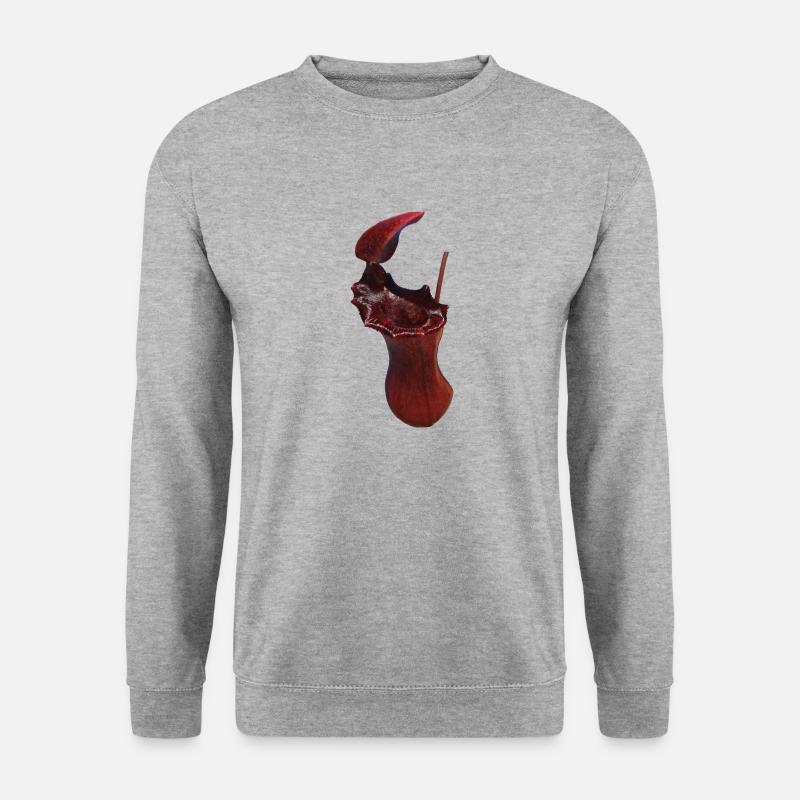 Nepenthes x briggsiana - Unisex Pullover - Weißgrau meliert