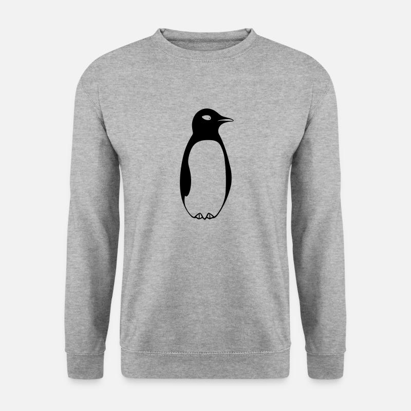 Pingouin - Sweat-shirt Unisexe - gris chiné