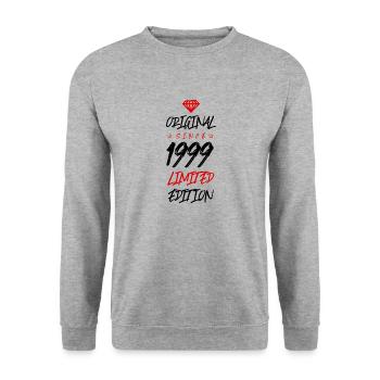 1999 Édition limitée - Sweat-shirt Unisexe - gris chiné - Devant - Alina (178cm) & Michal (187cm)