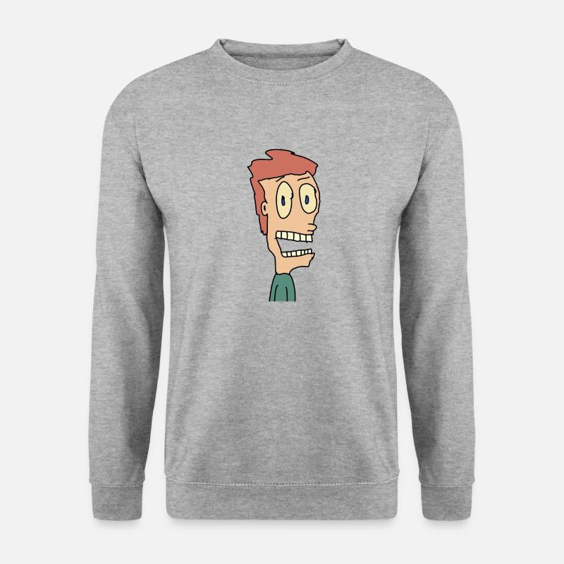 Julo - Unisex Pullover - Weißgrau meliert