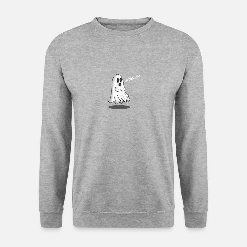 Geist - Unisex Pullover - Weißgrau meliert