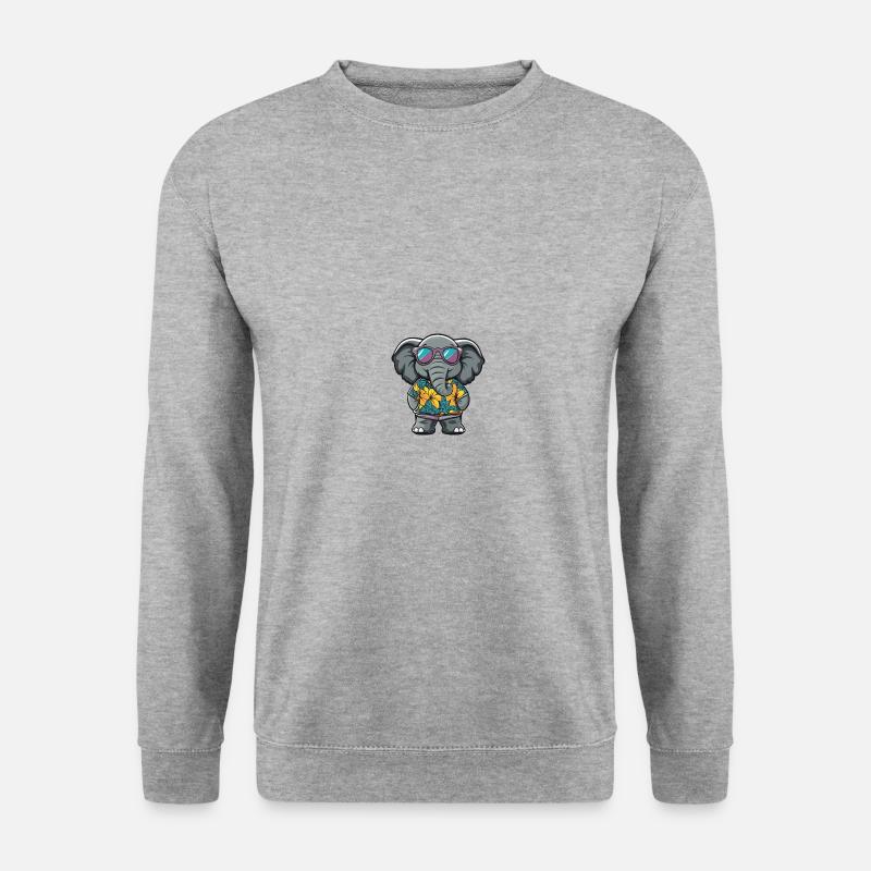 Mammut Comic Cool Sommer - Unisex Pullover - Weißgrau meliert