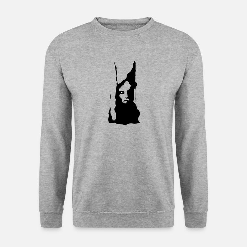 Düsteres Spektrum - Unisex Pullover - Weißgrau meliert