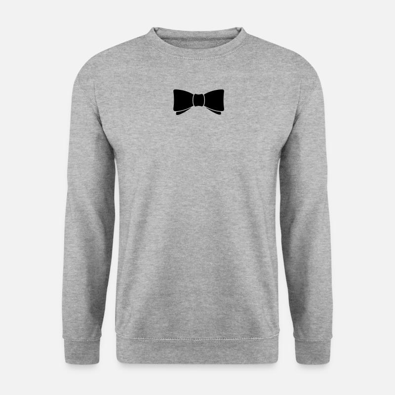 Bow tie (B, 1c) - Unisex Sweatshirt - salt & pepper