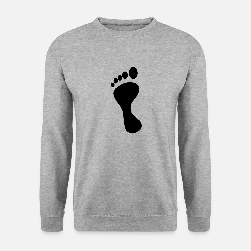 abdruck - Unisex Pullover - Weißgrau meliert