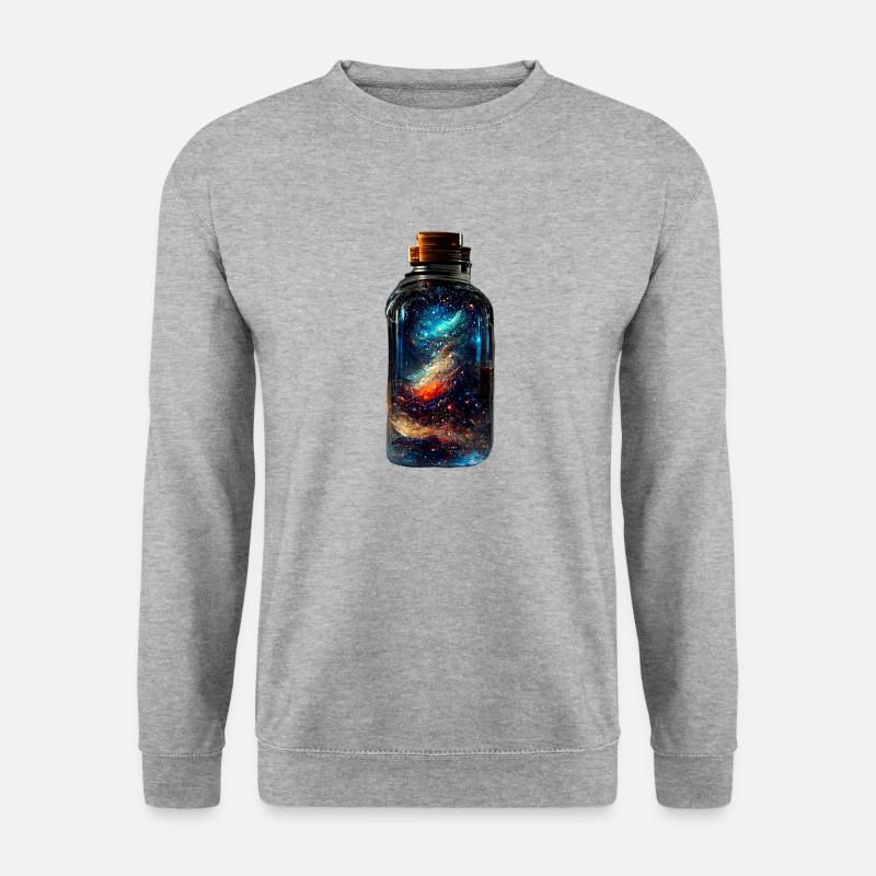 Galaxy - Unisex Pullover - Weißgrau meliert