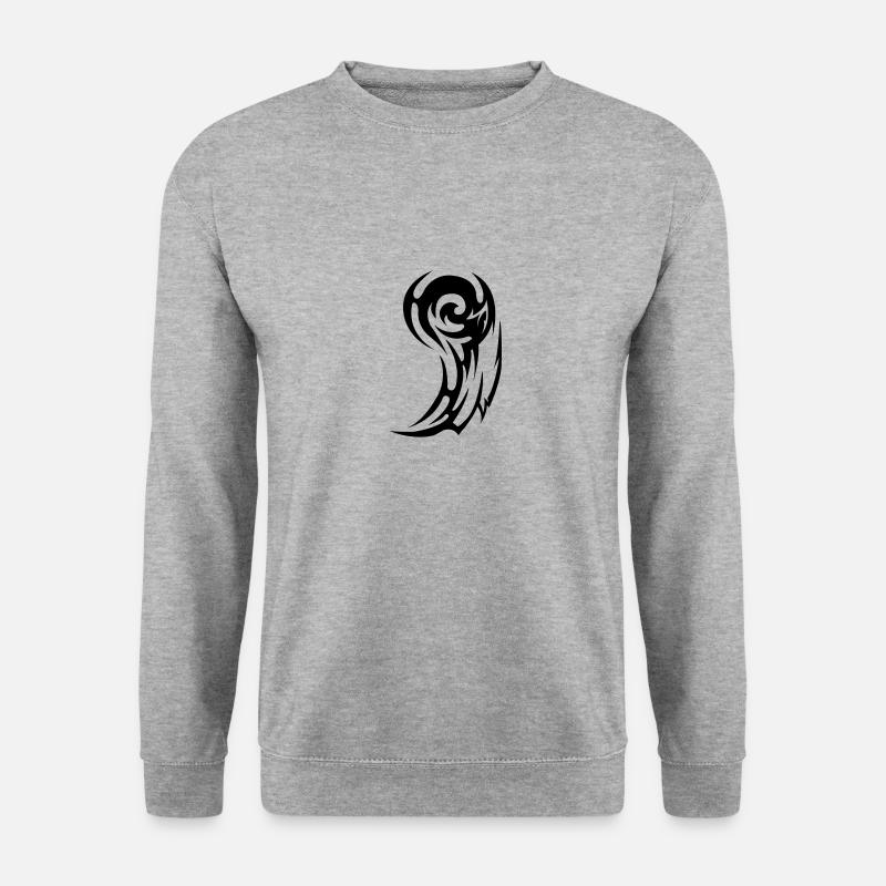 tribal - Unisex Pullover - Weißgrau meliert