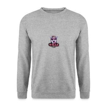 Malle 2025 Alpaga - Sweat-shirt Unisexe - gris chiné - Devant - Alina (178cm) & Michal (187cm)