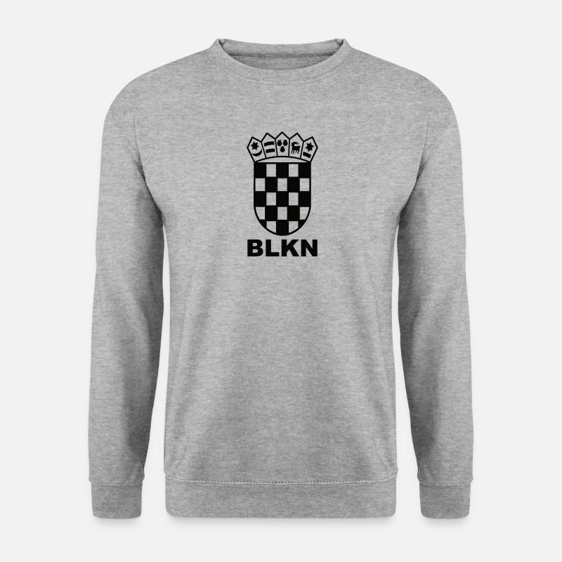 Balkan - Unisex Pullover - Weißgrau meliert