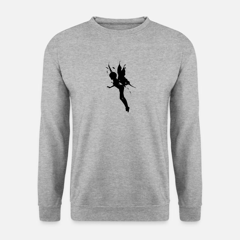 Fee - Unisex Pullover - Weißgrau meliert