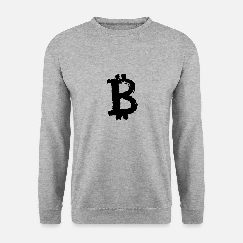 Broken Bitcoin - Unisex Sweatshirt - salt & pepper