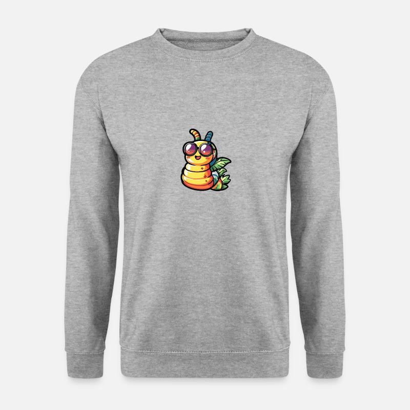 Worm Comic Holiday - Unisex Sweatshirt - salt & pepper