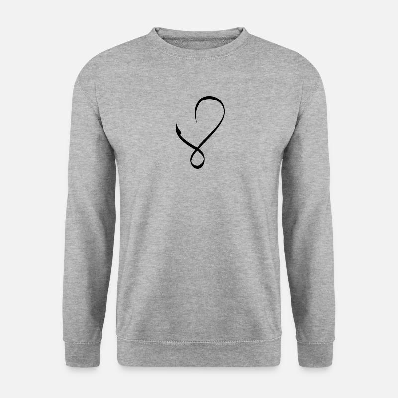 Lam Elif - Unisex Pullover - Weißgrau meliert