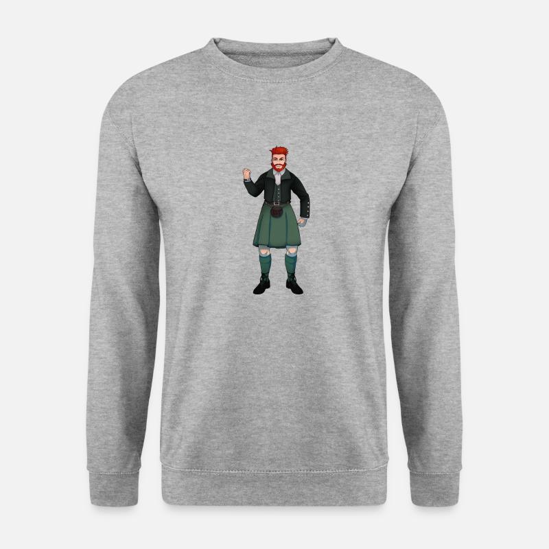 Finley - Unisex Pullover - Weißgrau meliert