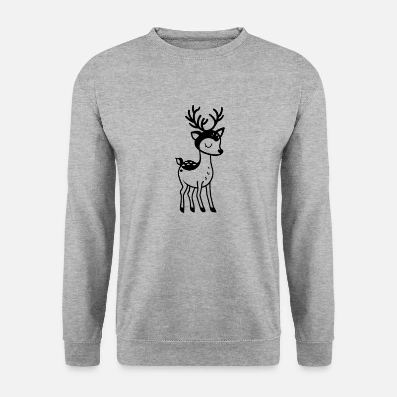 Deer - Unisex Sweatshirt - salt & pepper