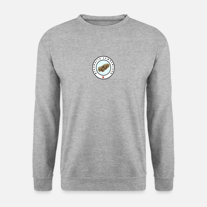 Blueberry Kush - Unisex Pullover - Weißgrau meliert