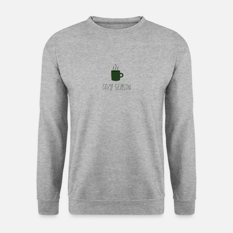 cozy season. - Unisex Pullover - Weißgrau meliert