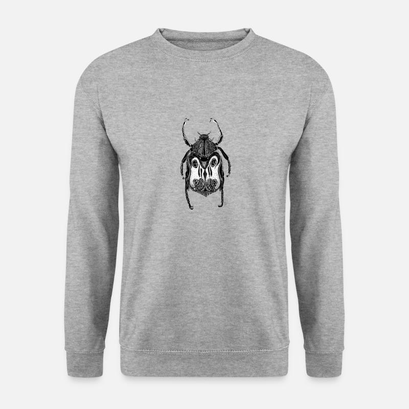 Kaefer - Unisex Pullover - Weißgrau meliert