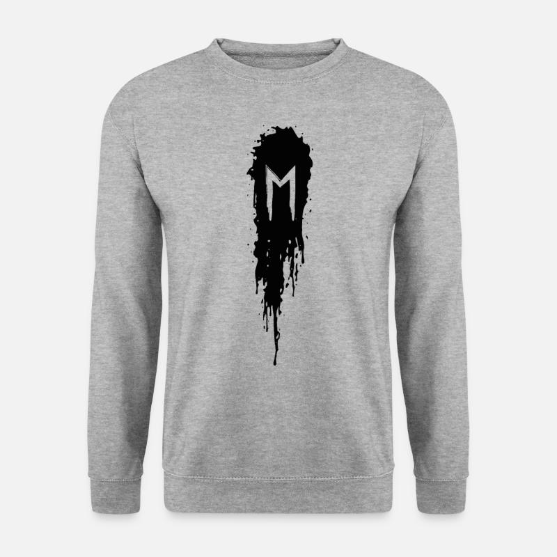 Ehwaz - Unisex Pullover - Weißgrau meliert