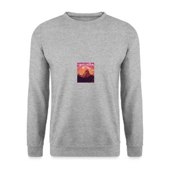 Guatemala drapeau guatémaltèque ADN I cadeau - Sweat-shirt Unisexe - gris chiné - Devant - Alina (178cm) & Michal (187cm)