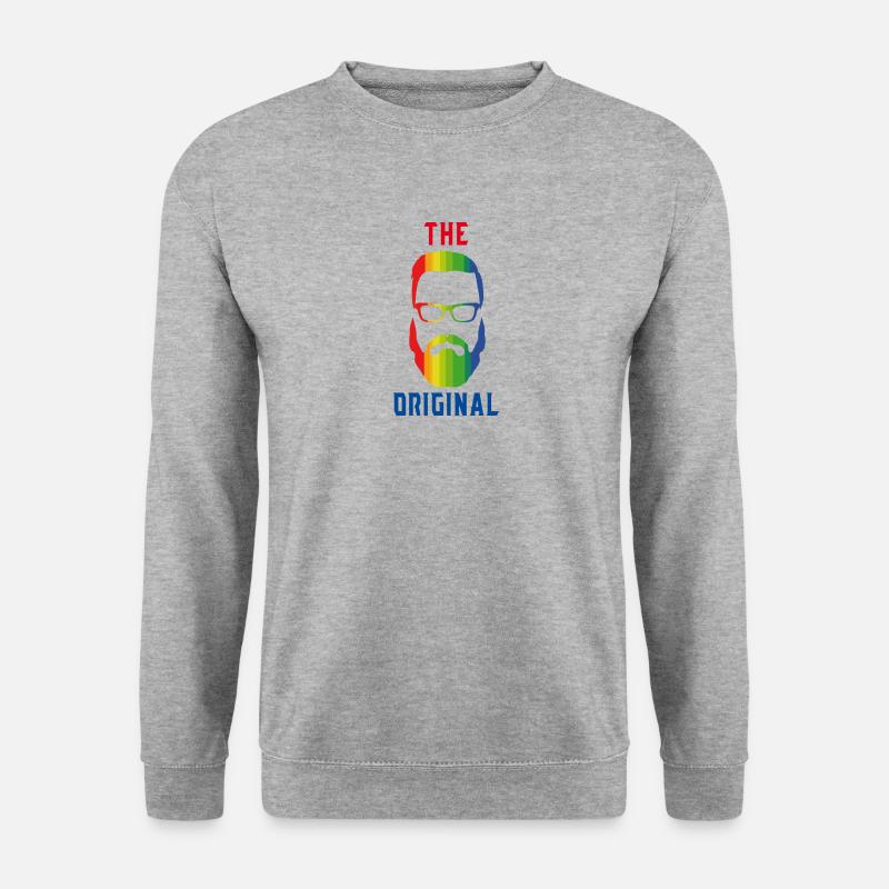 THE ORIGINAL! - Unisex Pullover - Weißgrau meliert
