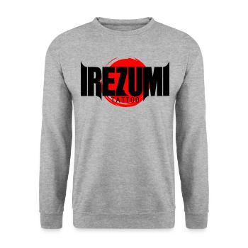irezumi tattoo inked japan inked traditional - Unisex Sweatshirt - salt & pepper - Front - Alina (178cm) & Michal (187cm)