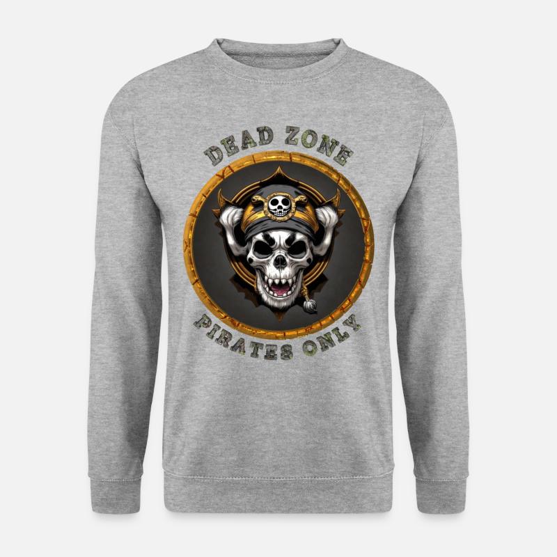 Dead Zone v9 - Unisex Pullover - Weißgrau meliert