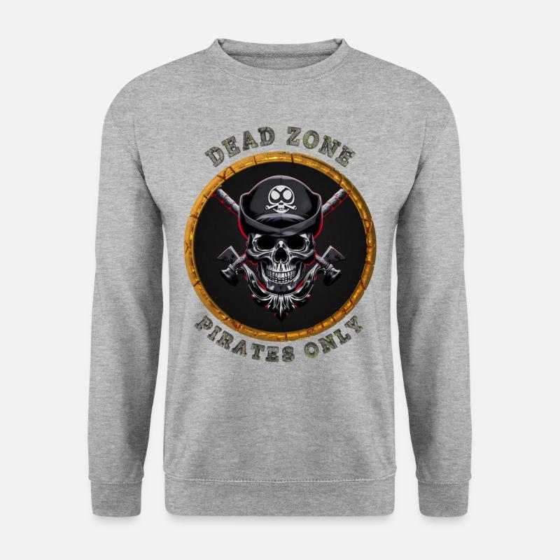 Dead Zone v7 - Unisex Pullover - Weißgrau meliert